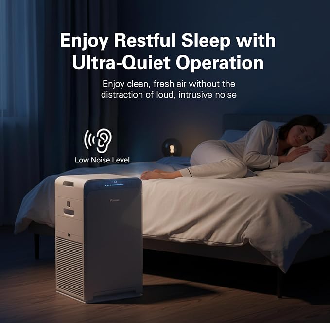 MCB50YSAU Room Air Purifier for Home, HEPA, Activated Carbon, Pre-Filter and UVC LED Light, Zero Ozone Product, CARB