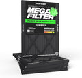 MegaFilter - 14x20x1 Air Filter MERV 13 Activated CarbonTech Defense - Heavy Duty 3 Layer Furnace Filters