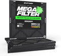 MegaFilter - 20x20x1 Air Filter MERV 13 Activated CarbonTech Defense - Heavy Duty 3 Layer Furnace Filters