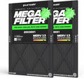 MegaFilter - 20x30x1 Air Filter MERV 13 Activated CarbonTech Defense - Heavy Duty 3 Layer Furnace Filters