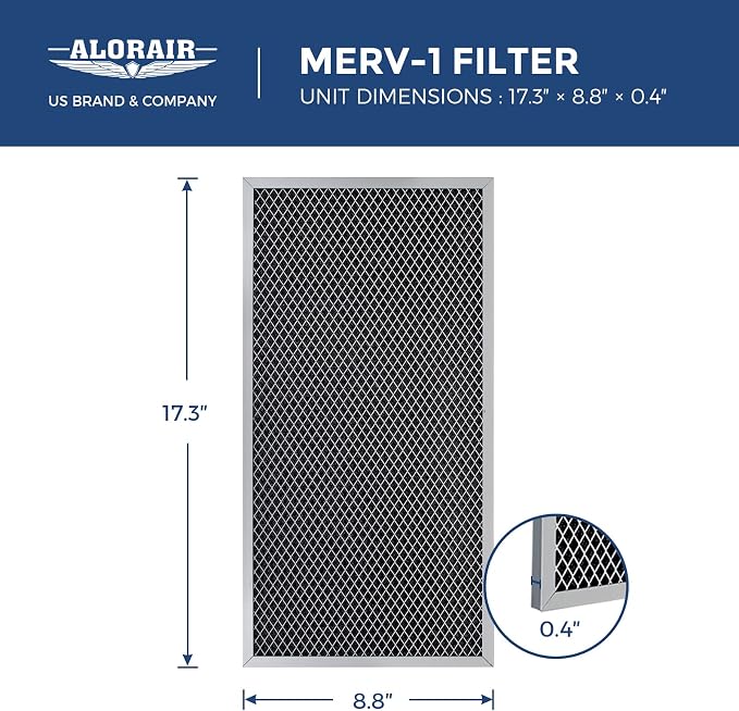 MERV-1 4Pack for Crawlspace Dehumidifier HD55S/HDi65S, alternate product view 2