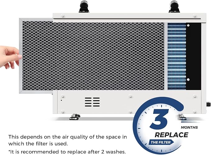MERV-1 4Pack for Crawlspace Dehumidifier HD55S/HDi65S, alternate product view 6