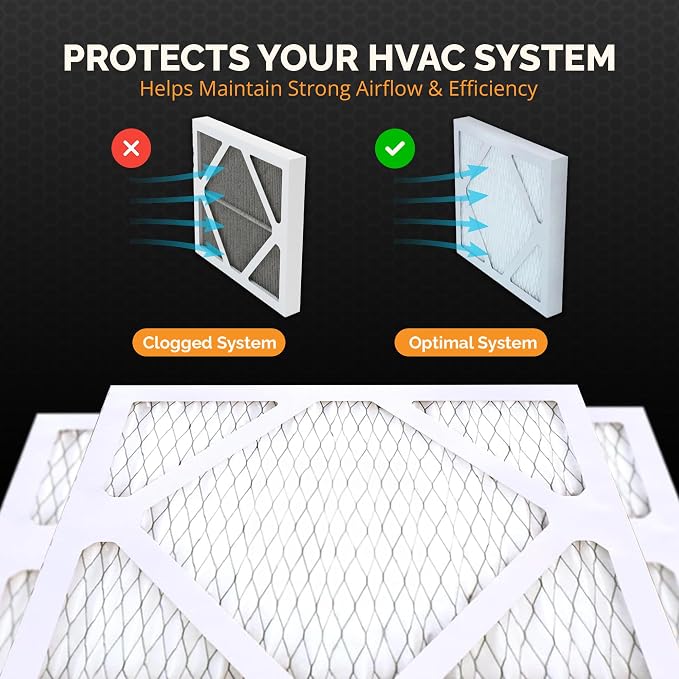MERV 10 Air Filters, 9x12x1 – MPR 1000 Pleated HVAC AC Furnace Filter Replacement for Home, Pack of 4, alternate view 4