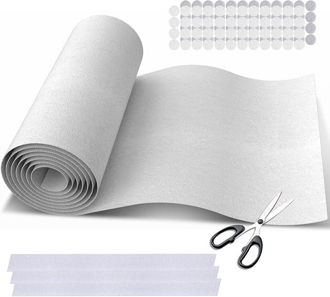 MERV 13 Filter Material, 23 Ft2 Cut to Fit Air Filter Material for Captures Dust and Pet Dander as Small as 0.3 Microns.