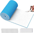 MERV 8 Air Vent Filters, 12" x 100" Cut to Size Air Filter Material Triple Vent Filter HVAC Furnace Filters Kit for Home