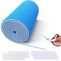 MERV 8 Air Vent Filters, 16" x 90"Cut to Fit Air Filter Material (60+ Filters),Electrostatic Triple Vent Filter for Floor