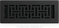 Metal Textured Decorative Air Vent Cover 3x10 Floor Register – Adjustable Control Lever – AC Floor Vent Covers for Home Floor