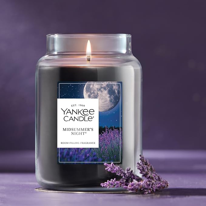 Mid Summer's Night, Scented Candle, 22oz Large Jar with up to 150 Hour Burn, Giftable, alternate product view 4