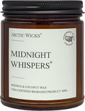 Midnight Whispers Scented Candle | 9oz Amber Jar | made from natural materials Coconut & Beeswax Candles |, product image