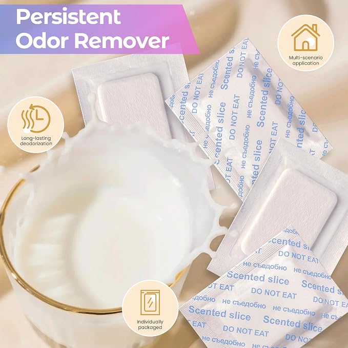 Milk Scented Sachets – Long-Lasting Odor Remover and Freshener for Shoes, Closets, Drawers, and Storage Spaces – Pack of 10