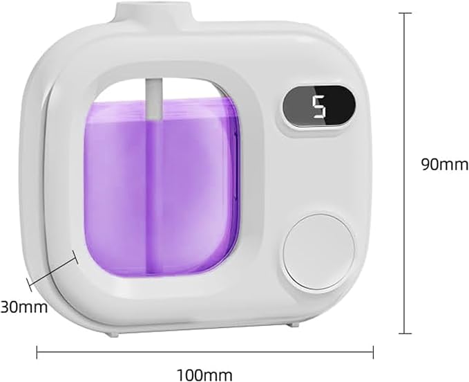 Mini Aromatherapy Diffuser - Cute and Compact Ultrasonic Essential Oil Diffuser with 5 Mist Levels for Home Office Car and