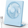 Mini Desk Fan USB Powered Portable Fan Small Personal Fan 3 Speeds Strong Airflow Table Fan for Travel Home Office Bedroom