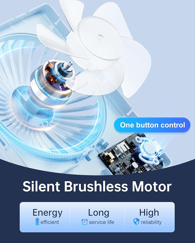 Mini Desk Fan USB Powered Portable Fan Small Personal Fan 3 Speeds Strong Airflow Table Fan for Travel Home Office Bedroom