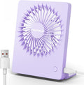Mini Desk Fan USB Powered Portable Fan Small Personal Fan 3 Speeds Strong Airflow Table Fan for Travel Home Office Bedroom