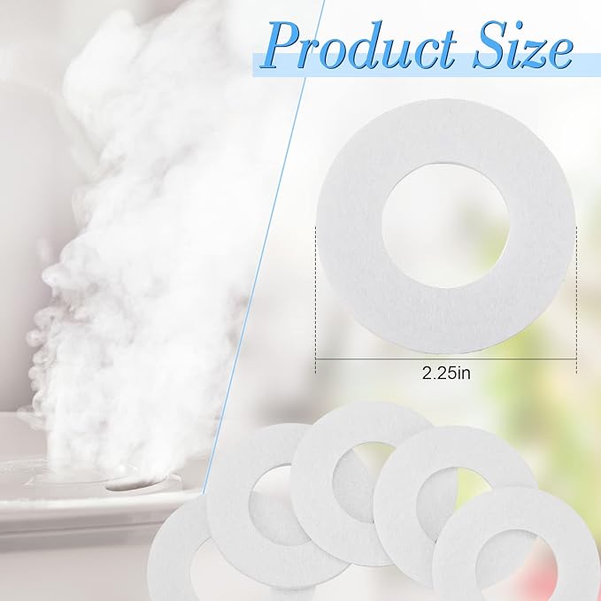 Mini Diffuser Refill Pads Microfiber Absorbing Pads Circle Essential Aromatherapy Pads Round Refill Aroma Pad for Oil Fan