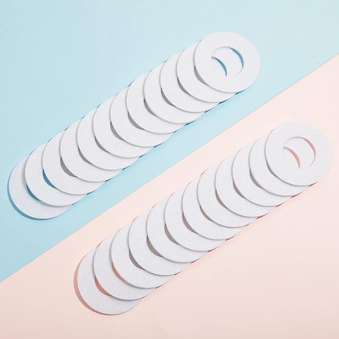 Mini Diffuser Refill Pads Microfiber Absorbing Pads Circle Essential Aromatherapy Pads Round Refill Aroma Pad for Oil Fan