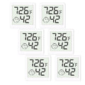 Mini Humidity Meter Hygrometer 6 Pack Room Thermometer Indoor Digital Temperature and Humidity Monitor for Home House Office