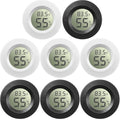 Mini Hygrometer Thermometer Digital LCD Monitor Indoor/Outdoor Room Humidity Meter Temperature Gauge for Greenhouse Garden