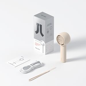 Mini Portable Fan-Bladeless Safe Design, Powerful Turbo Handheld Fan with 5 Speeds, 16Hrs Max Cooling Time, USB, alternate