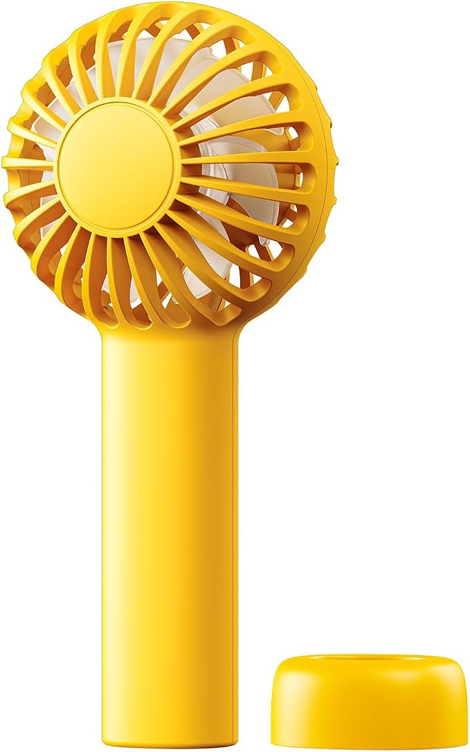 Mini Portable Fan - Rechargeable Handheld Fan, 3 Speeds Personal Small Hand Gifts for Travel Essentials, Lash