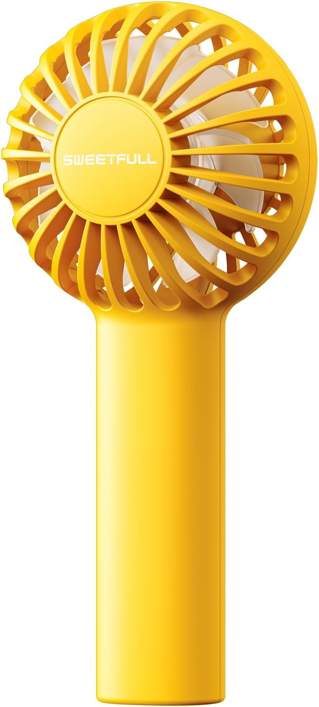 Mini Portable Fan - Rechargeable Handheld Fan, 3 Speeds Personal Small Hand Gifts for Travel Essentials, Lash, alternate view
