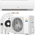 Mini Split AC/Heating System - 11500 BTU Ductless Heat Pump Inverter Heating and Cooling, 17 SEER2 110V/115V Energy Efficient