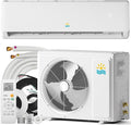 Mini Split AC/Heating System - 18000 BTU Mini Split AC Unit Inverter Heating and Cooling, 19 SEER2 230V Energy Efficient