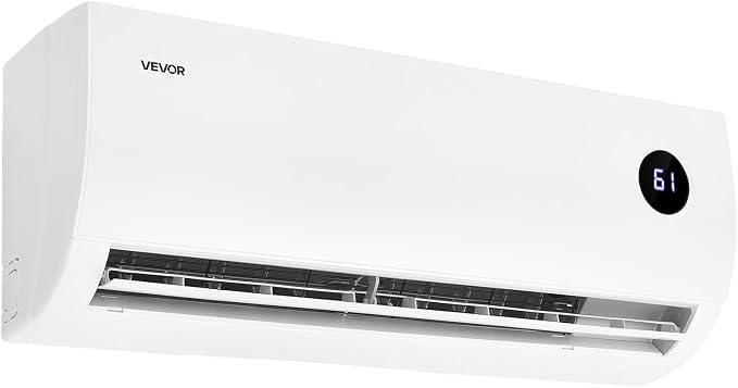Mini Split Air Conditioner, 12,000 BTU AC / 12,500 BTU Heat, 115V 19 SEER2 High Efficiency Energy Saving, Quiet Inverter