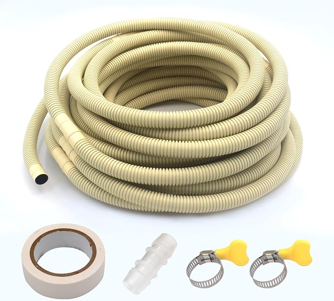 Mini Split Drain Hose Air Conditioner Parts & Accessories Pipe Water Tube Pump Universal Line Set Cover for AC Drainage Hvac