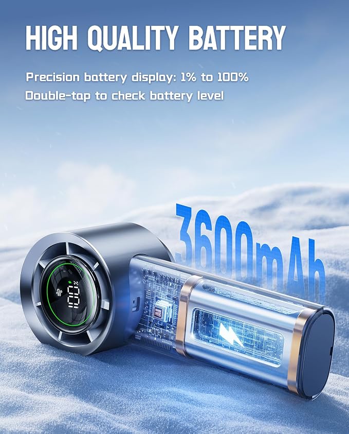 Mini Turbo Jet Fan: Portable Small Pocket Handheld Personal Rechargeable Battery Operated USB Charger Keeping Cool In Hot