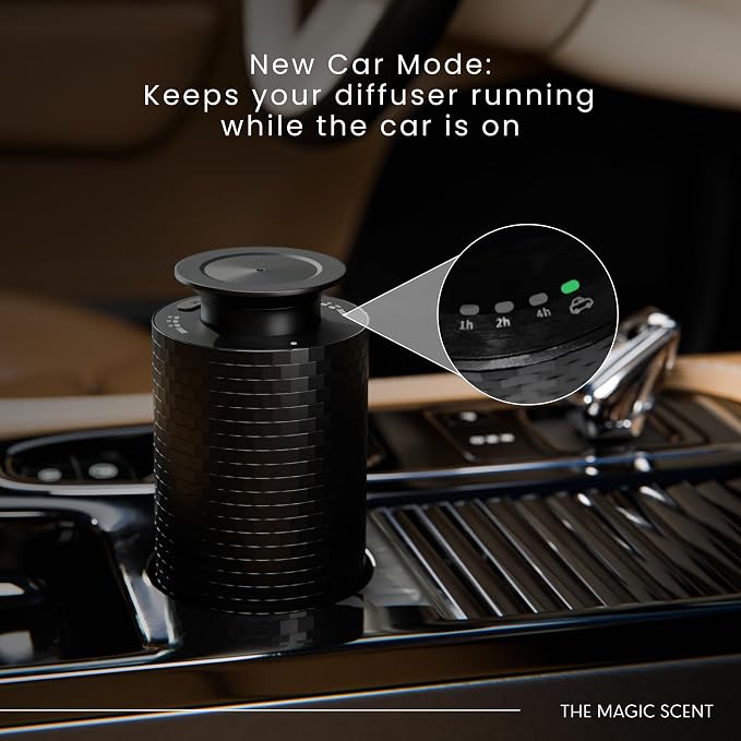 Mini USB Car Diffuser - Waterless Scent Machine for Home & On-The-Go - Intensity Control & Timer, alternate product view 5