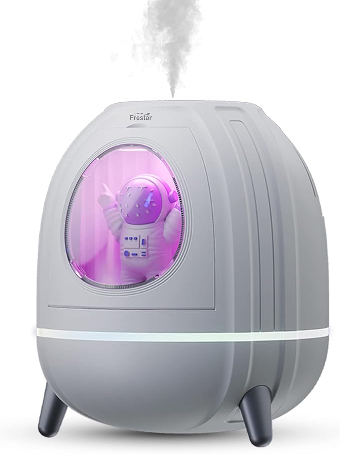 Mini USB Humidifier 250ml with 7 Colors LED Night Light, Small Humidifier for Kids, Plant, Bedroom, Office, Desk, Babies