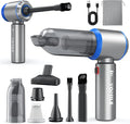 Mini Vacuum Cleaner, 2 in 1 27000PA Brushless Car Vacuum &250000RPM Air Duster 9000mAh Battery Air Blower Wireless Handheld