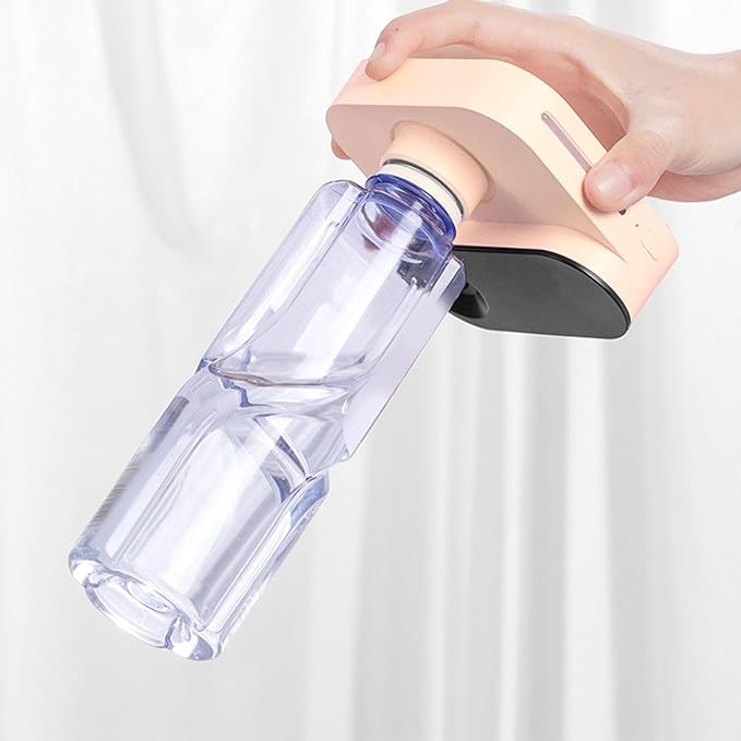 Mini Water Bottle Humidifier, Compact Size Design USB Charging Large Spray Portable Cordless Bottle Humidifier for Travel Car