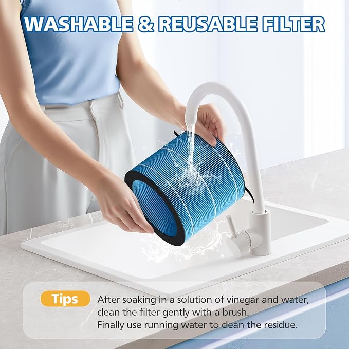 MIRO PRO Humidifier Wicking Filter Compatible with MIRO PRO and KILO PRO Air Puri-fier & Humidifier 2-in-1, Washable