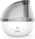 MistAire Silver Ultrasonic Cool Mist Humidifier for Bedroom, Office, Nursery & Indoor Plants - Lasts Up to 25 Hours, product