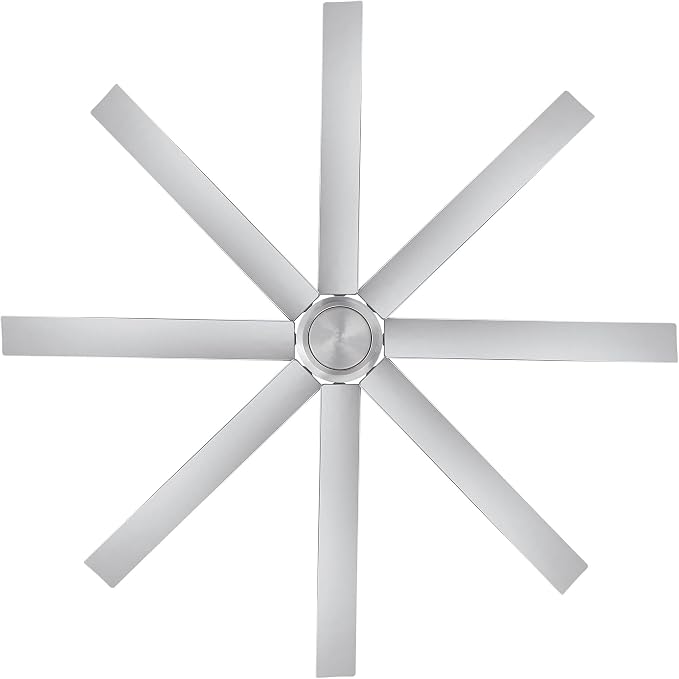 Mocha XL 8 Blades Aluminum Smart Ceiling Fan in Brushed Nickel, alternate product view 7