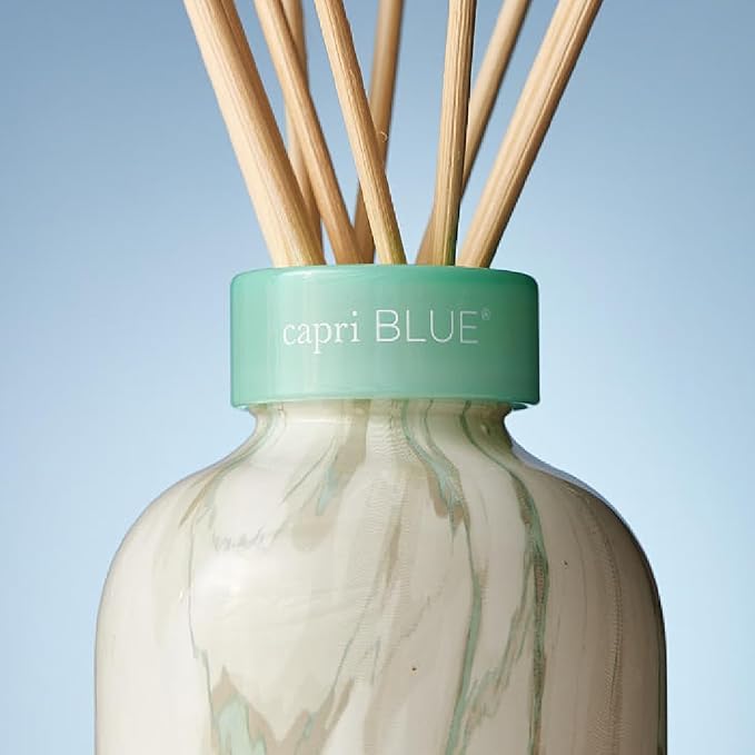 Modern Marble Reed Diffuser Set - Includes Reed Diffuser Sticks, Scented Oil & Glass Bottle, alternate product view 5