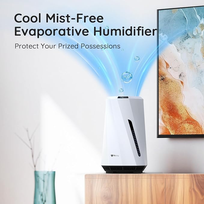 MOI Evaporative Humidifier for Baby- Mist-Free Humidifier, Mold Free humidifier, Quiet, alternate product view 2