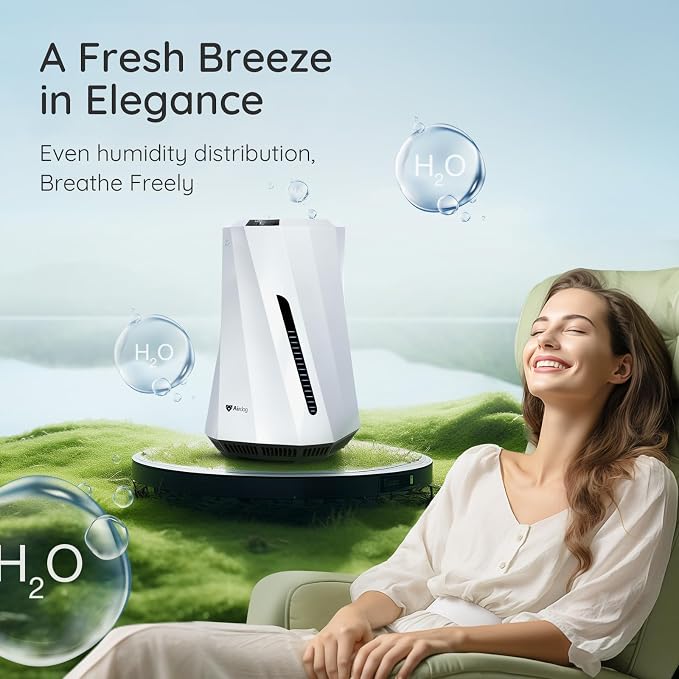 MOI Evaporative Humidifier for Baby- Mist-Free Humidifier, Mold Free humidifier, Quiet, alternate product view 6