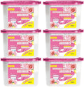 Moisture Absorber Box, Lemon Rose-6 packs, Dehumidifier for Closet, Bedroom and Kitchen, product image