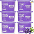 Moisture Absorber Boxes 6 Pack, 12 Oz Dehumidifier for Closet & Bathroom, Humidity Absorber for Wardrobe, Bedroom, RV & Car