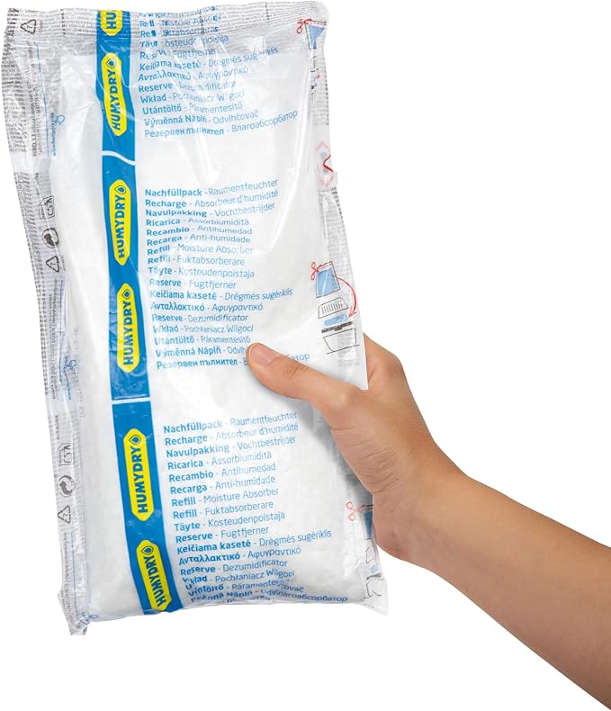 Moisture Absorber Refills for 35.3 Oz Dehumidifier Device, Pack of 3 Unscented Humidity Absorber Bags, Non, alternate view 4