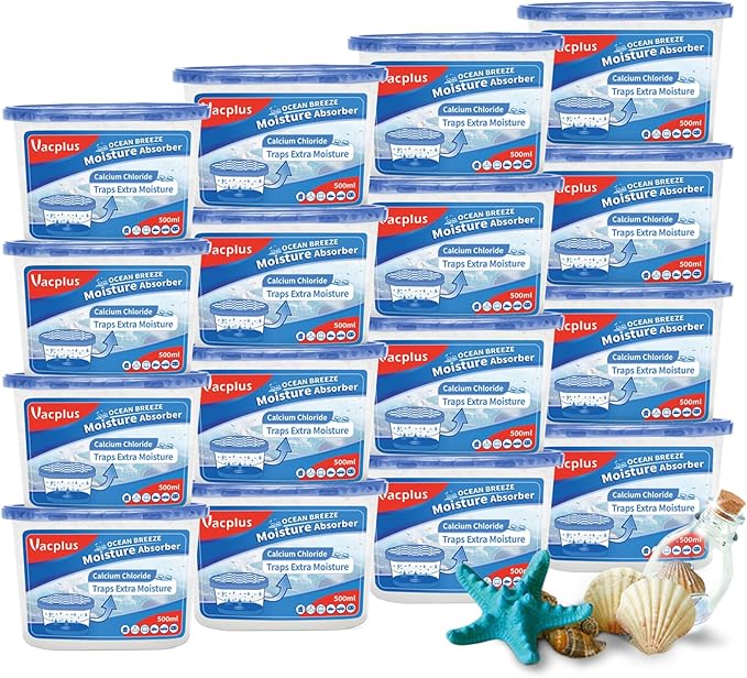 Moisture Absorbers 16 Pack, 10.5 Oz, Humidity Absorber Boxes Attracts Extra Moisture from Your Bathroom, Closet, Kitchen