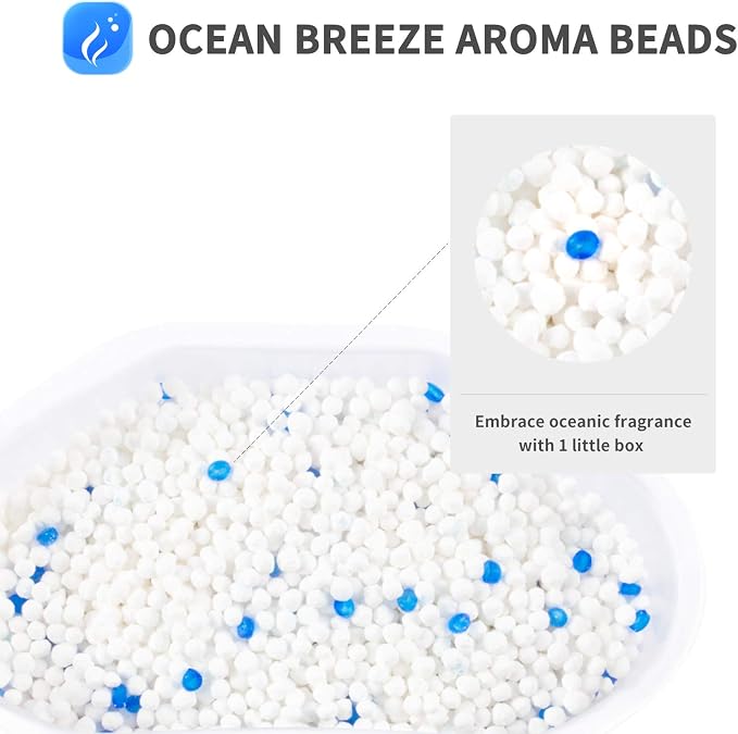 Moisture Absorbers 6 Pack, Portable Humidity Absorber Boxes for Your Bathroom, Closet & Car, Dehumidifier with Ocean