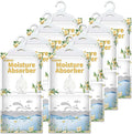 Moisture Absorbers 8 Packs - 9.8 oz Dehumidifier Bags, Portable Moisture Hanging Bags for Closet, Bathroom and Kitchen