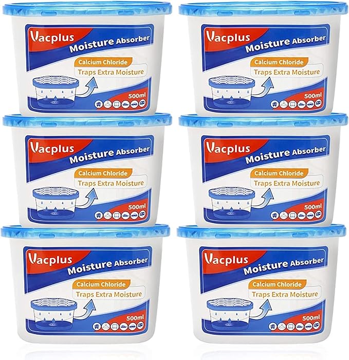 Moisture Absorbers - Dehumidifiers for Closet, Efficient Humidity Absorber Boxes Collect Excess Moisture for Bathroom