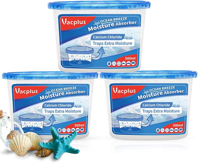 Moisture Absorbers - Dehumidifiers for Closet, Efficient Humidity Absorber Boxes Collect Excess Moisture for