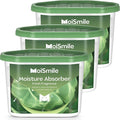 Moisture Absorbers, Efficient Fresh Scent Humidity Absorber & Odor Eliminator Boxes, Refillable Car Dehumidifier for Closet