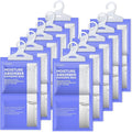 Moisture Absorbers Packets 10 Pack, Dehumidifier Bags for Closet, Unscented Hanging Humidity Absorber in Wardrobes, Bedrooms